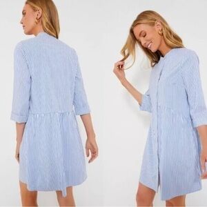 Tuckernuck Blue and White Striped Mini Dress